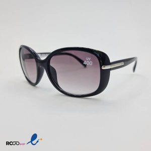 عکس از عینک آفتابی بیضی زنانه با فریم مشکی رنگ کد 324-897