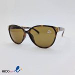 عکس از عینک آفتابی با فریم مربعی و رنگ پلنگی کد 324-969