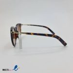 عکس از عینک آفتابی زنانه با فریم گرد و طرح پلنگی کد 324-637