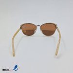 عکس از عینک آفتابی زنانه با فریم پروانه ای رنگ بژ کد 324-801