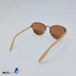 عکس از عینک آفتابی زنانه با فریم پروانه ای رنگ بژ کد 324-801