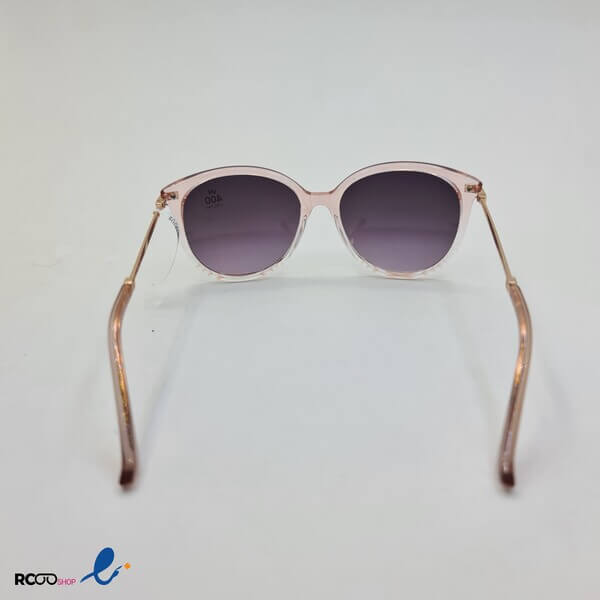 عکس از عینک آفتابی با فریم شیشه ای و دسته فلزی کد 324-404