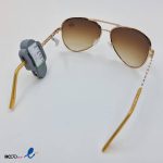 عکس از عینک آفتابی خلبانی زنانه UV400 با دسته طرح دار کد 324-800