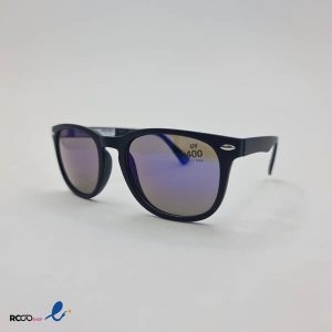 عکس از عینک آفتابی مربعی با فریم مشکی مات کد 437-412