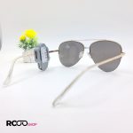 عکس از عینک آفتابی خلبانی آینه ای با فریم طلایی کد 324-494