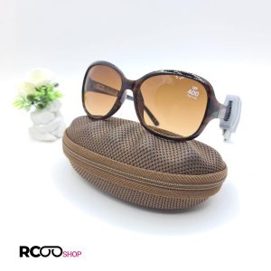 عکس از عینک آفتابی بیضی زنانه با رنگ قهوه ای کد 324-382