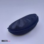 عکس از کیف عینک زیپی طرح صدفی و مشکی رنگ مدل 991127