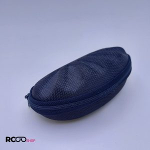 عکس از کیف عینک زیپی طرح صدفی و مشکی رنگ مدل 991127