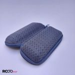 عکس از جلد عینک زیپ دار مستطیلی و خاکستری طرح دار مدل 991248