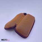عکس از کیف عینک هارد زیپی مستطیلی نارنجی رنگ مدل 991245
