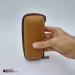 عکس از کیف عینک هارد زیپی مستطیلی نارنجی رنگ مدل 991245