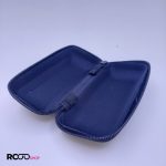 عکس از کیف عینک اورجینال مستطیلی به رنگ مشکی ساده مدل 991246