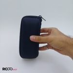 عکس از کیف عینک اورجینال مستطیلی به رنگ مشکی ساده مدل 991246