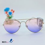 عکس از عینک آفتابی خلبانی دو رنگ با فریم طلایی رنگ کد 324-617