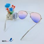 عکس از عینک آفتابی خلبانی دو رنگ با فریم طلایی رنگ کد 324-617