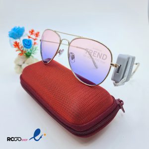 عکس از عینک آفتابی خلبانی دو رنگ با فریم طلایی رنگ کد 324-617