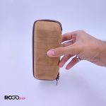 عکس از کیف عینک مستطیلی ضدخش با رنگ نخودی مدل 991257