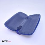 عکس از کیف عینک مستطیلی با رنگ آبی و طرح دار مدل 991275