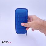 عکس از کیف عینک مستطیلی با رنگ آبی و طرح دار مدل 991275