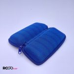 عکس از کیف عینک مستطیلی با رنگ آبی و طرح دار مدل 991275