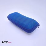 عکس از کیف عینک مستطیلی با رنگ آبی و طرح دار مدل 991275
