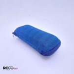 عکس از کیف عینک مستطیلی با رنگ آبی و طرح دار مدل 991275