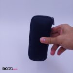 عکس از کیف عینک مشکی رنگ و از جنس جیر و مستطیلی مدل 991302