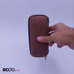 عکس از قاب عینک مستطیلی با رنگ قهوه ای و از جنس جیر مدل 991306