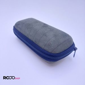 عکس از کیف عینک مستطیلی زیپ دار رنگ سبز و جیر مدل 991260