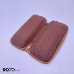 عکس از قاب عینک مستطیلی با رنگ قهوه ای روشن و جیر مدل 991307