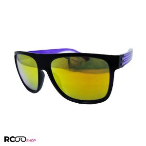 Black frame and mirror lenz sunglasses for children model b009 1