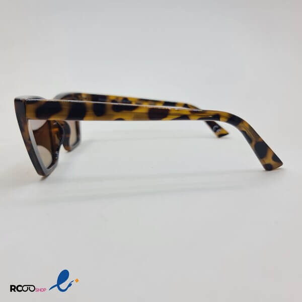 عکس از عینک آفتابی پلاریزه با فریم گربه ای و پلنگی مدل 238-001