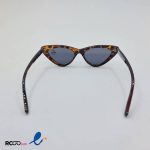 عکس از عینک آفتابی فانتزی با فریم گربه ای و رنگ پلنگی مدل 324-422