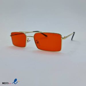 عکس از عینک دید در شب مستطیلی با لنز قرمز رنگ مدل 9549