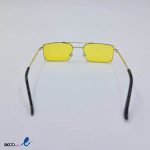 عکس از عینک دید در شب مستطیلی با لنز زرد رنگ مدل 9549