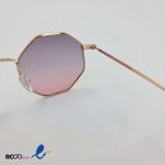 عکس از عینک دو رنگ و فریم فانتزی 8 ضلعی مدل 324-413