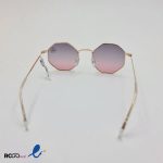 عکس از عینک دو رنگ و فریم فانتزی 8 ضلعی مدل 324-413