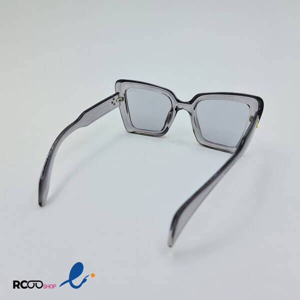 عکس از عینک آفتابی مربعی با فریم شیشه ای و شفاف مدل ml6009