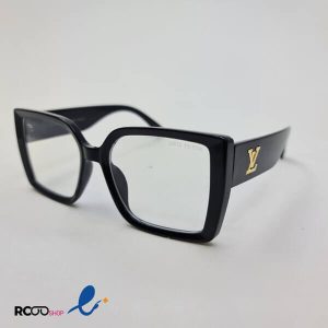 عکس از عینک دید در شب زنانه با فریم مربعی و مشکی مدل D21289