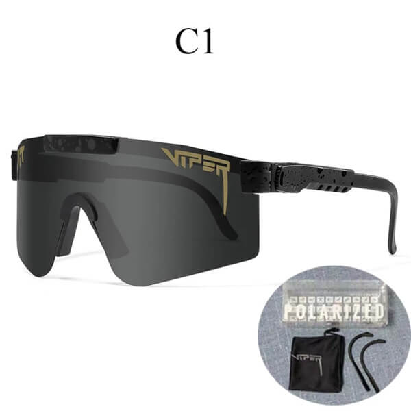 عکس از عینک آفتابی ورزشی پلاریزه Pit-Viper دارای محافظ UV400 مدل C1
