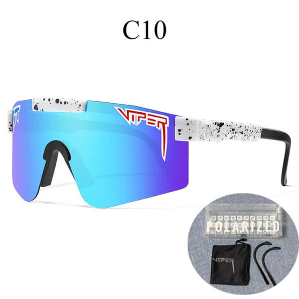 عکس از عینک آفتابی ورزشی پلاریزه Pit-Viper دارای محافظ UV400 مدل C10