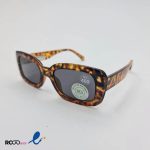 عکس از عینک آفتابی مستطیلی با فریم چند رنگ مدل 326-518