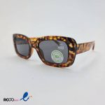 عکس از عینک آفتابی مستطیلی با فریم چند رنگ مدل 326-518