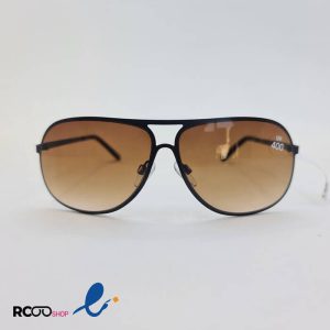 عکس از عینک افتابی خلبانی با فریم مشکی رنگ و عدسی قهوه ای زیتونی مدل 437-511