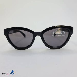 عکس از عینک آفتابی با فریم تمام مشکی و گربه ای مدل 324-927