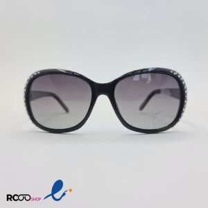 عکس از عینک آفتابی پولاریزه زنانه با فریم بیضی و نگین دار مدل 477-268