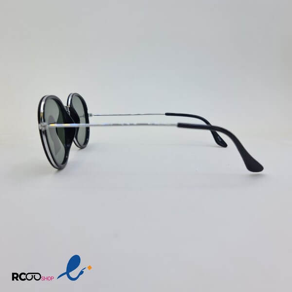 عکس از عینک آفتابی بچه گانه اصل با فریم گرد و دسته فلزی مدل 8036