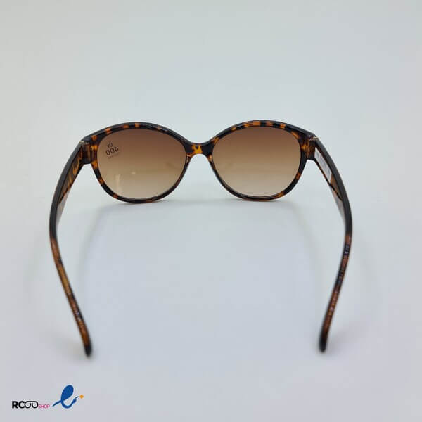 عکس از عینک آفتابی دسته پهن با عدسی قهوه ای رنگ مدل 324-477