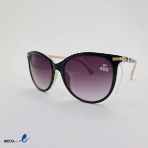 عکس از عینک آفتابی دخترانه با فریم دو رنگ و نگین دار مدل 324-968