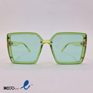 عکس از عینک شب مربعی با فریم و عدسی سبز برند گوچی GUCCI مدل D21274